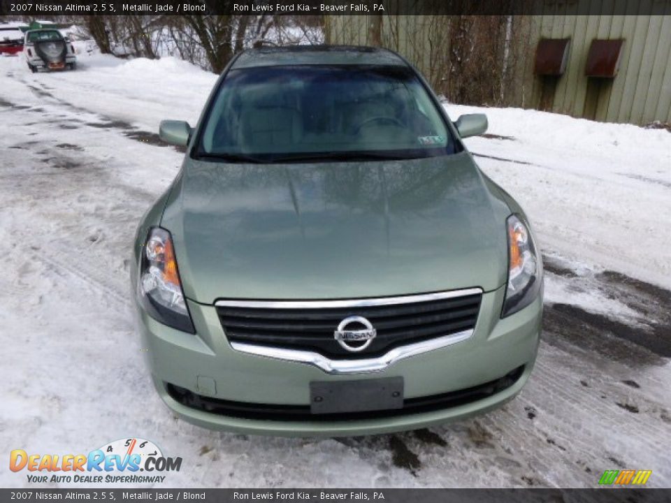 2007 Nissan Altima 2.5 S Metallic Jade / Blond Photo #3