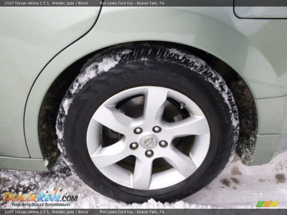 2007 Nissan Altima 2.5 S Metallic Jade / Blond Photo #9