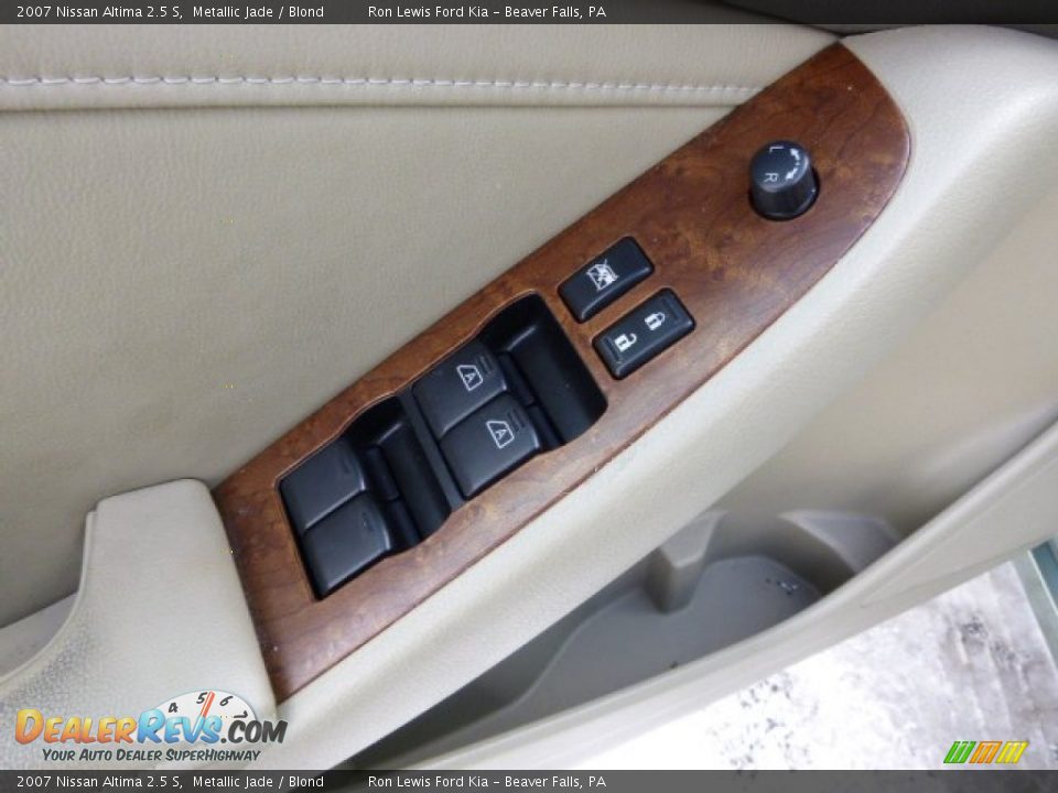 2007 Nissan Altima 2.5 S Metallic Jade / Blond Photo #13