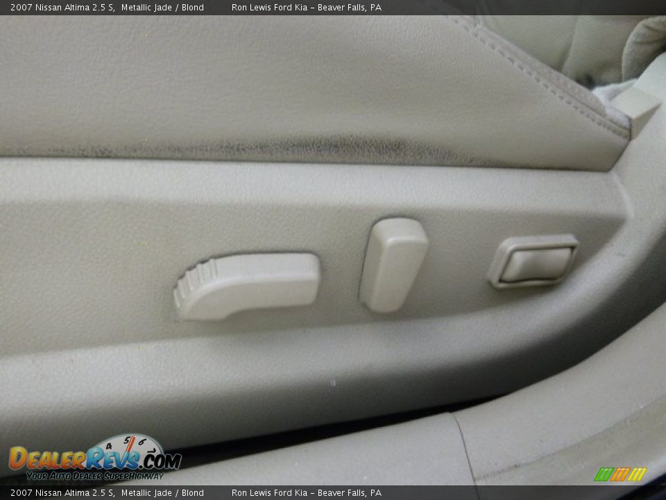 2007 Nissan Altima 2.5 S Metallic Jade / Blond Photo #14