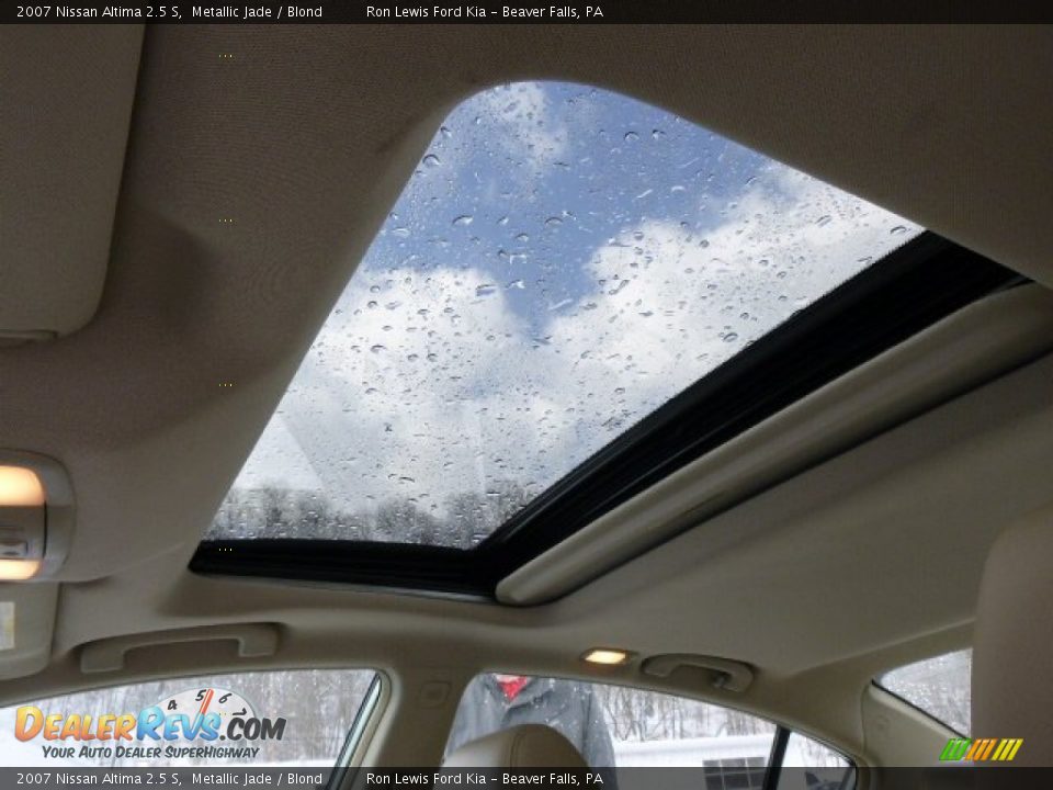 2007 Nissan Altima 2.5 S Metallic Jade / Blond Photo #15