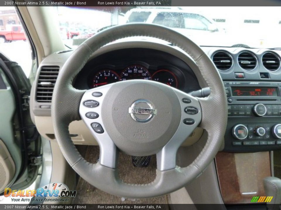 2007 Nissan Altima 2.5 S Metallic Jade / Blond Photo #18