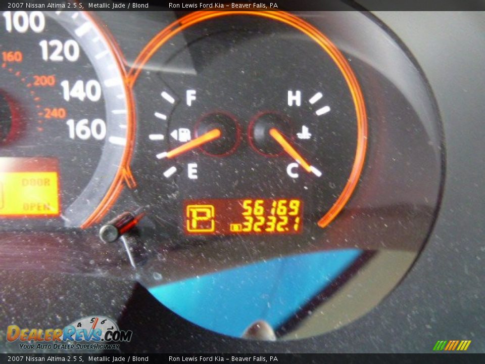 2007 Nissan Altima 2.5 S Metallic Jade / Blond Photo #19