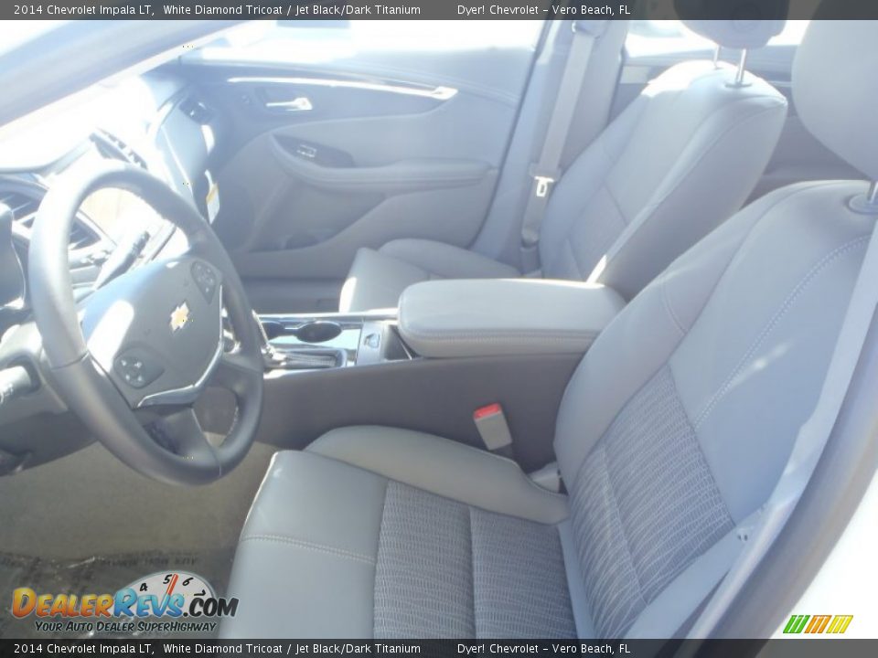 2014 Chevrolet Impala LT White Diamond Tricoat / Jet Black/Dark Titanium Photo #11