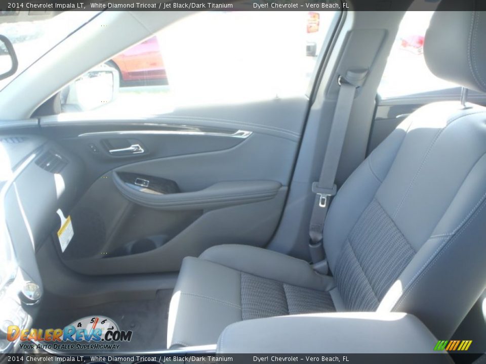 2014 Chevrolet Impala LT White Diamond Tricoat / Jet Black/Dark Titanium Photo #17