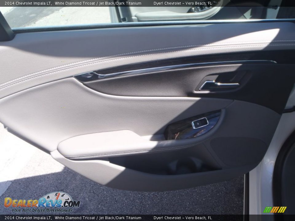 2014 Chevrolet Impala LT White Diamond Tricoat / Jet Black/Dark Titanium Photo #18