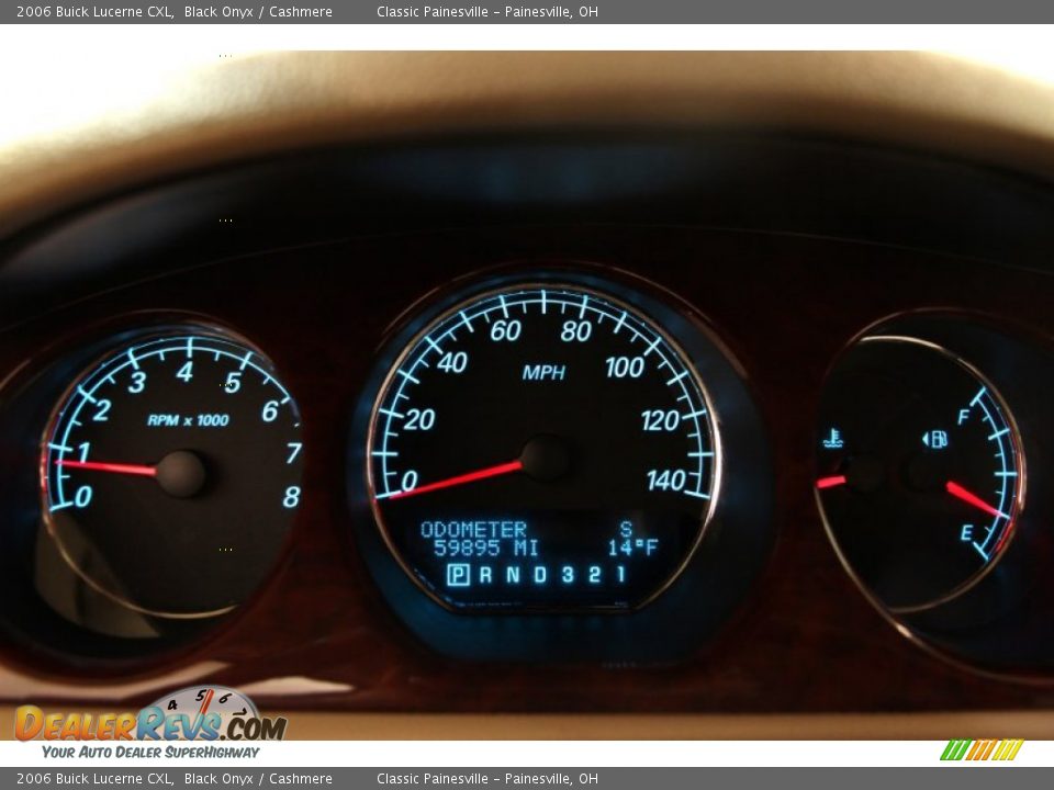 2006 Buick Lucerne CXL Black Onyx / Cashmere Photo #8