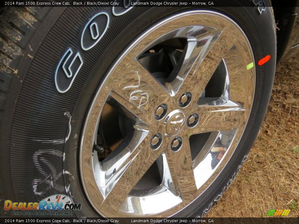 2014 Ram 1500 Express Crew Cab Black / Black/Diesel Gray Photo #6