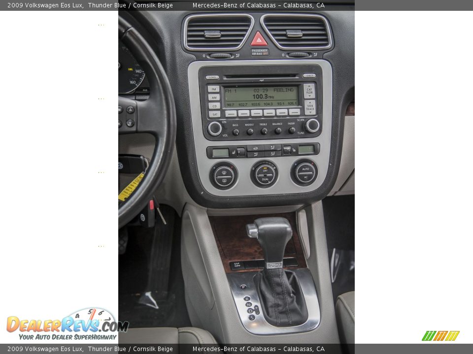 2009 Volkswagen Eos Lux Thunder Blue / Cornsilk Beige Photo #5
