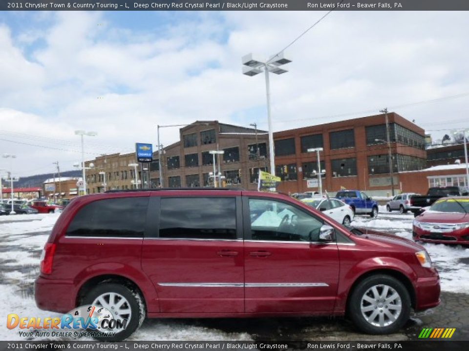 2011 Chrysler Town & Country Touring - L Deep Cherry Red Crystal Pearl / Black/Light Graystone Photo #1