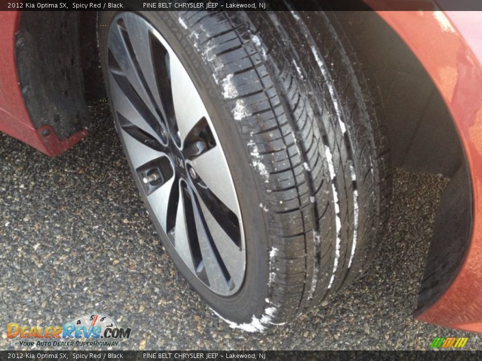 2012 Kia Optima SX Spicy Red / Black Photo #2
