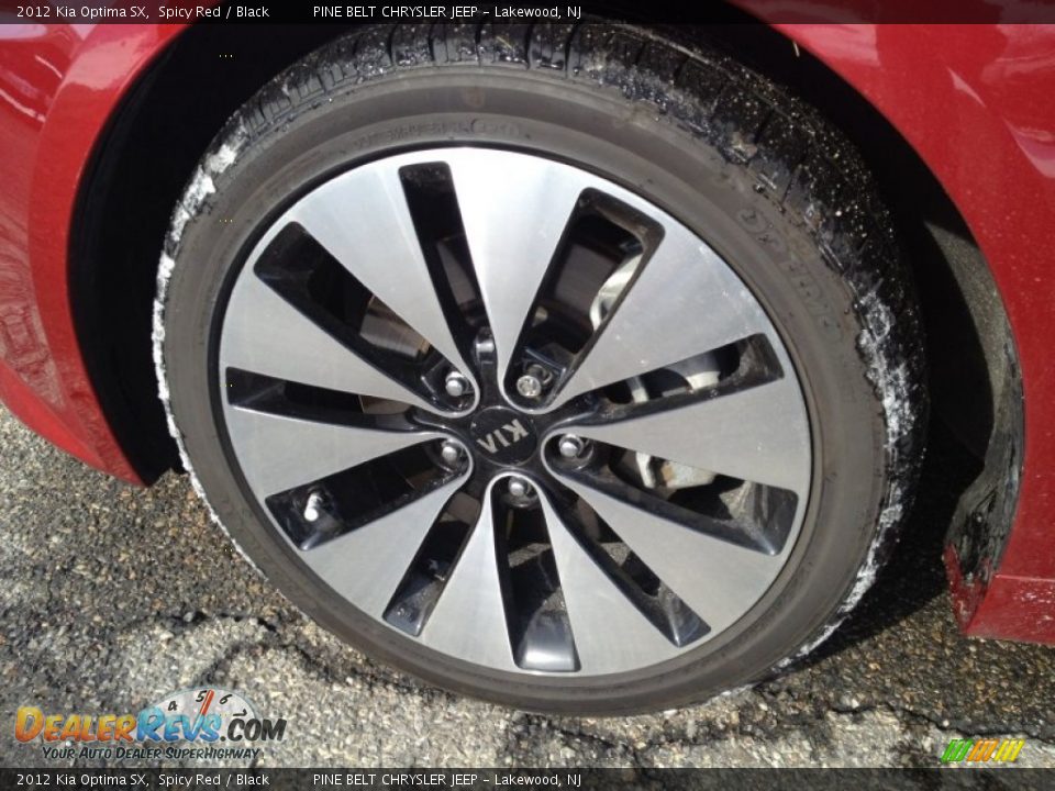 2012 Kia Optima SX Spicy Red / Black Photo #3