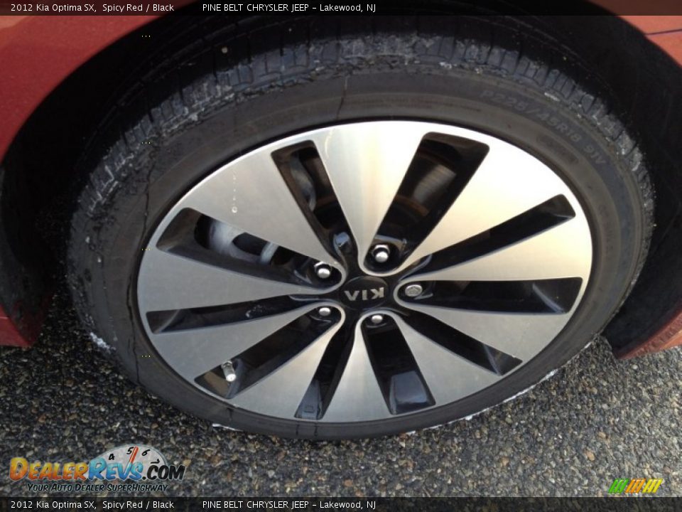 2012 Kia Optima SX Spicy Red / Black Photo #6