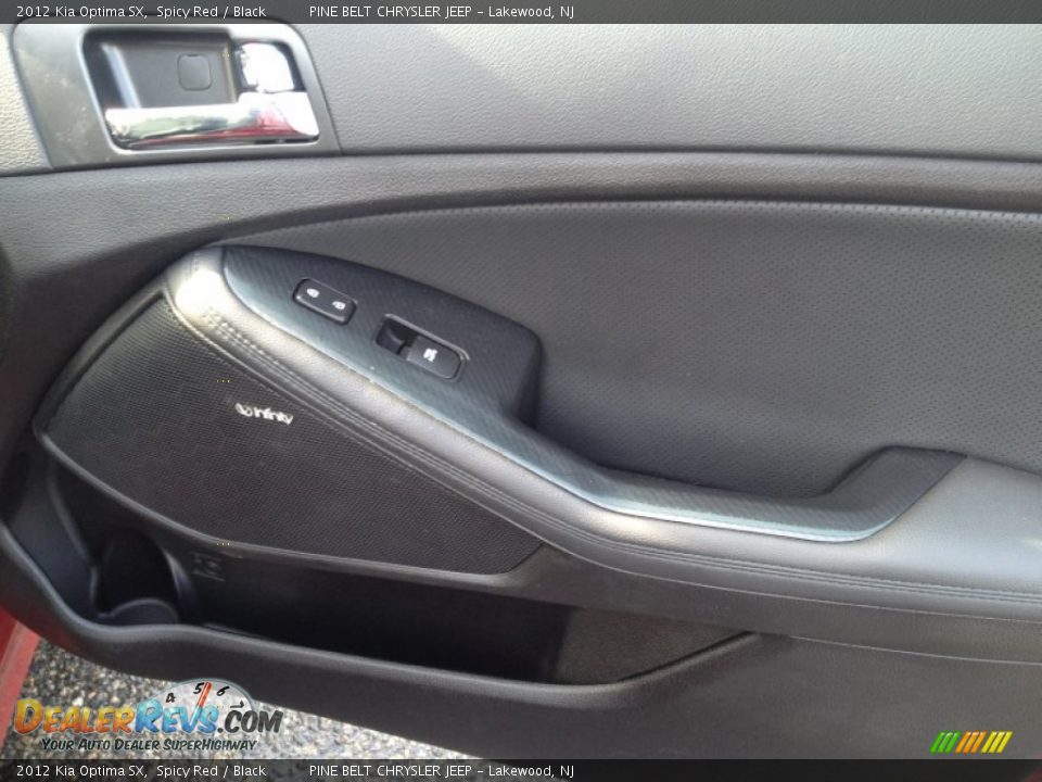 2012 Kia Optima SX Spicy Red / Black Photo #9