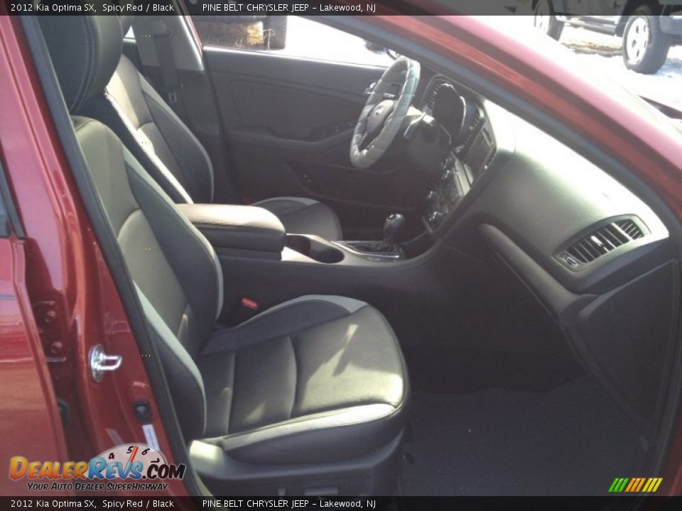 2012 Kia Optima SX Spicy Red / Black Photo #11
