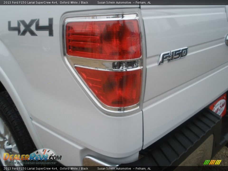 2013 Ford F150 Lariat SuperCrew 4x4 Oxford White / Black Photo #18