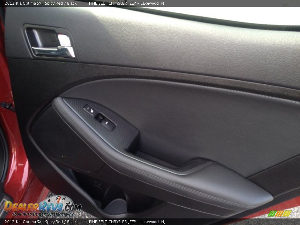 2012 Kia Optima SX Spicy Red / Black Photo #12