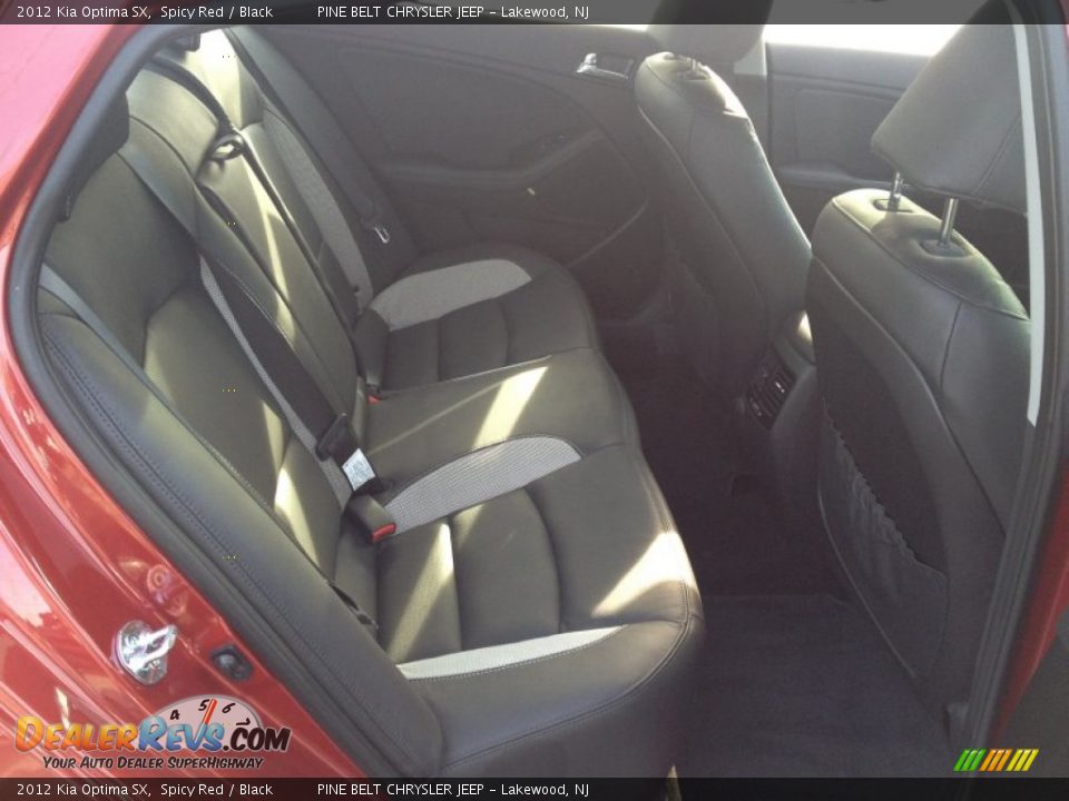 2012 Kia Optima SX Spicy Red / Black Photo #13