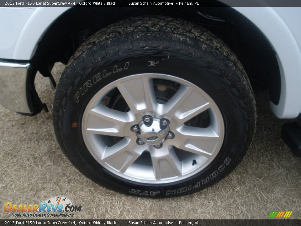 2013 Ford F150 Lariat SuperCrew 4x4 Oxford White / Black Photo #20