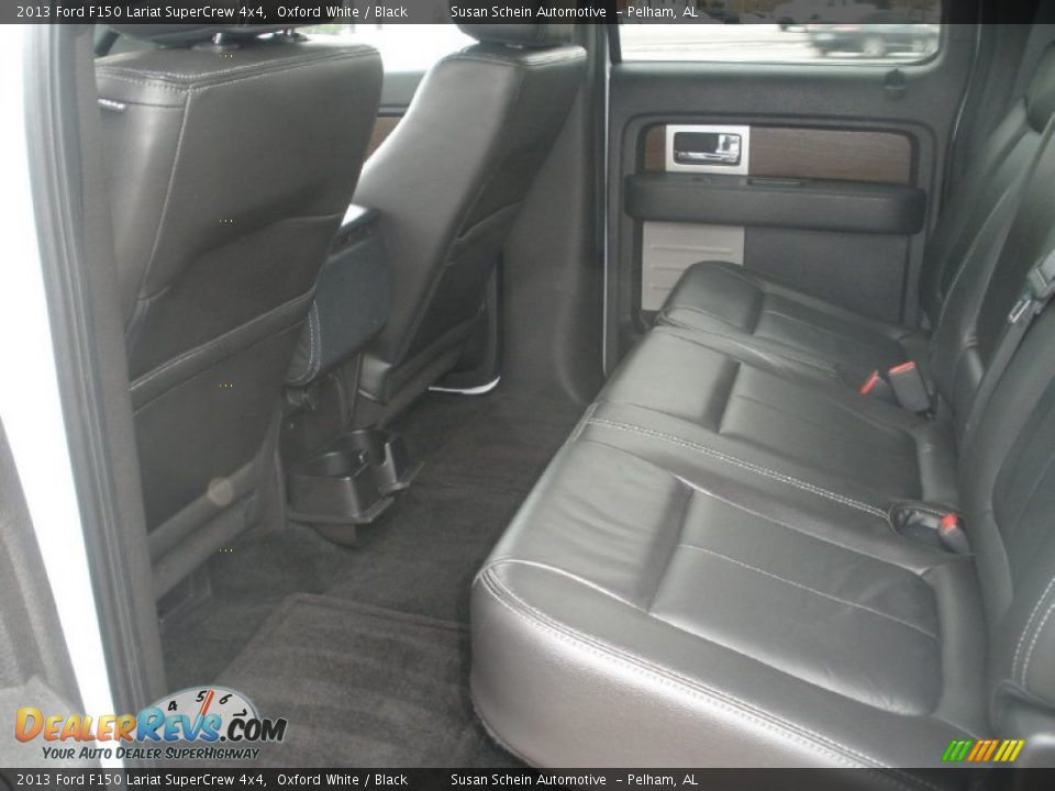 2013 Ford F150 Lariat SuperCrew 4x4 Oxford White / Black Photo #22