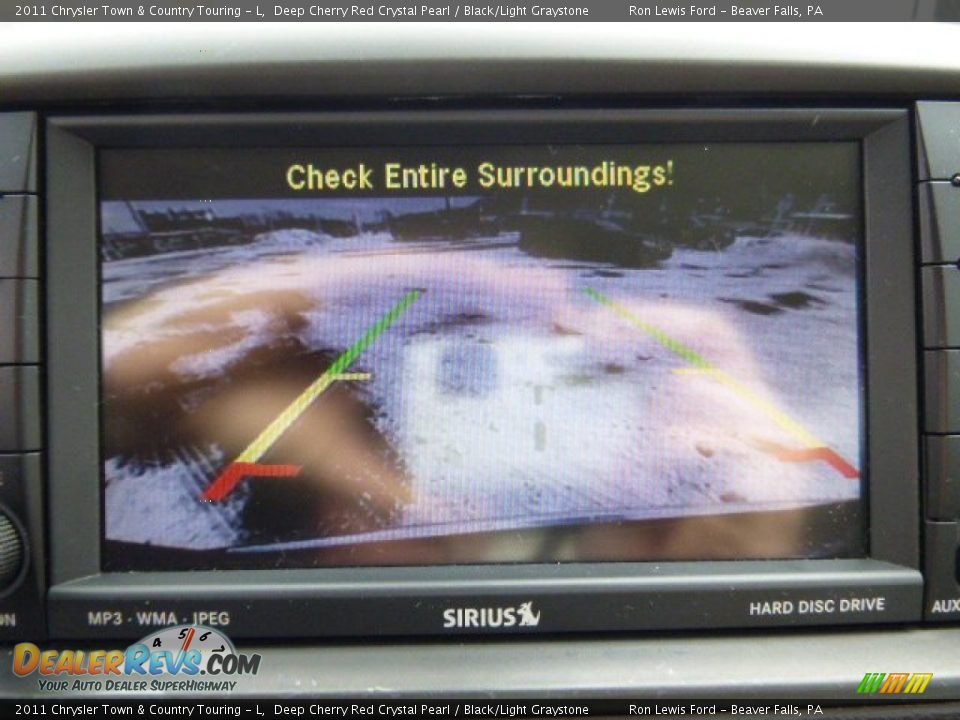 2011 Chrysler Town & Country Touring - L Deep Cherry Red Crystal Pearl / Black/Light Graystone Photo #17