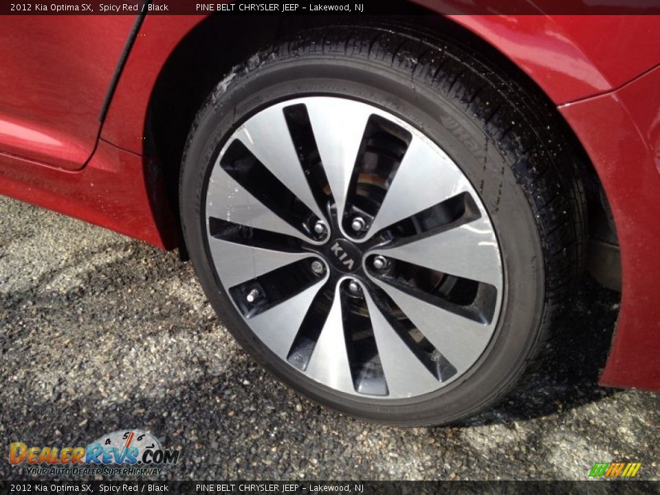 2012 Kia Optima SX Spicy Red / Black Photo #17