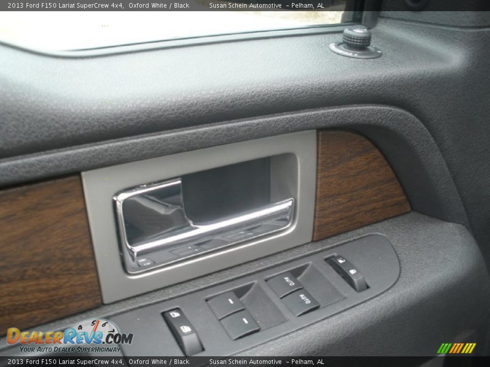 2013 Ford F150 Lariat SuperCrew 4x4 Oxford White / Black Photo #24