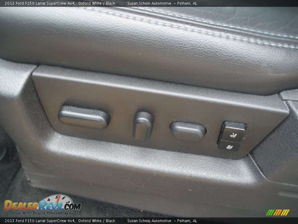 2013 Ford F150 Lariat SuperCrew 4x4 Oxford White / Black Photo #25