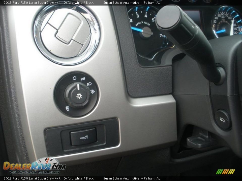 2013 Ford F150 Lariat SuperCrew 4x4 Oxford White / Black Photo #26