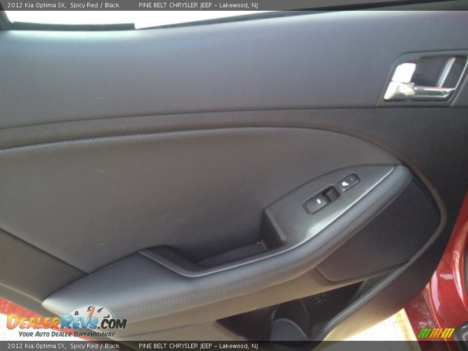 2012 Kia Optima SX Spicy Red / Black Photo #19