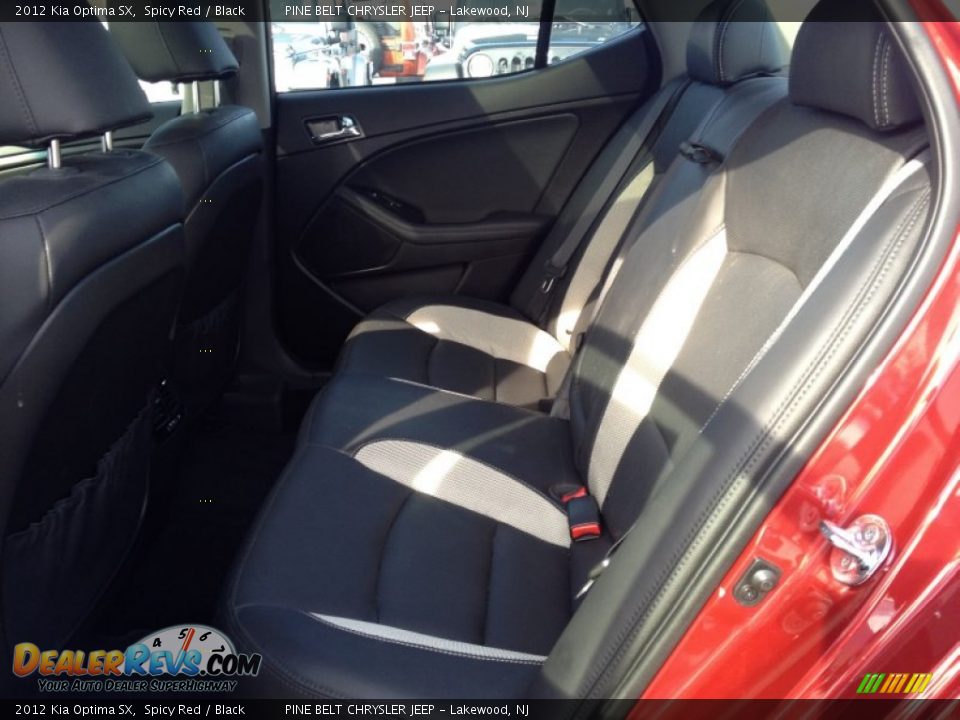 2012 Kia Optima SX Spicy Red / Black Photo #20