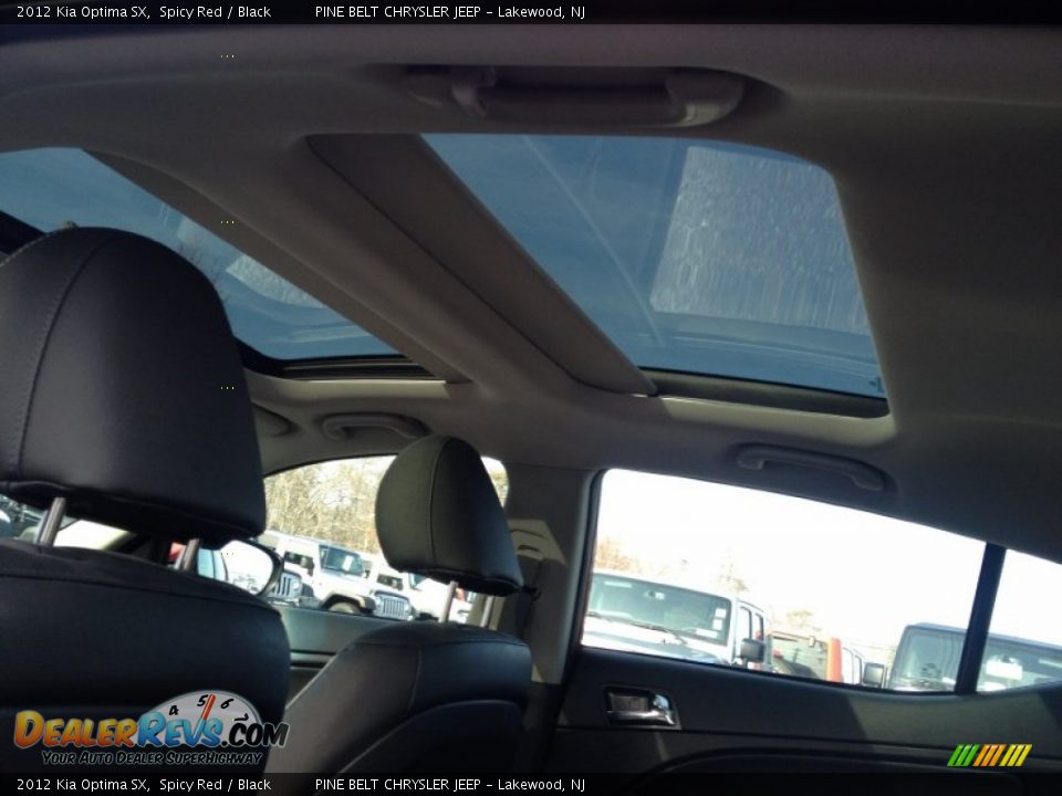 2012 Kia Optima SX Spicy Red / Black Photo #21