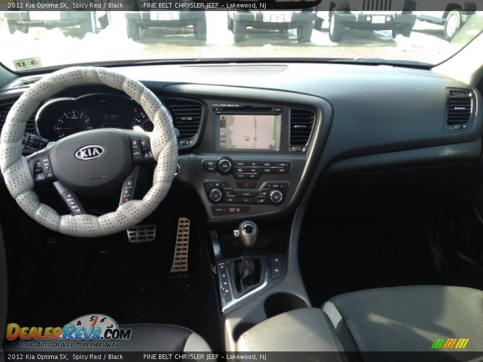 2012 Kia Optima SX Spicy Red / Black Photo #22