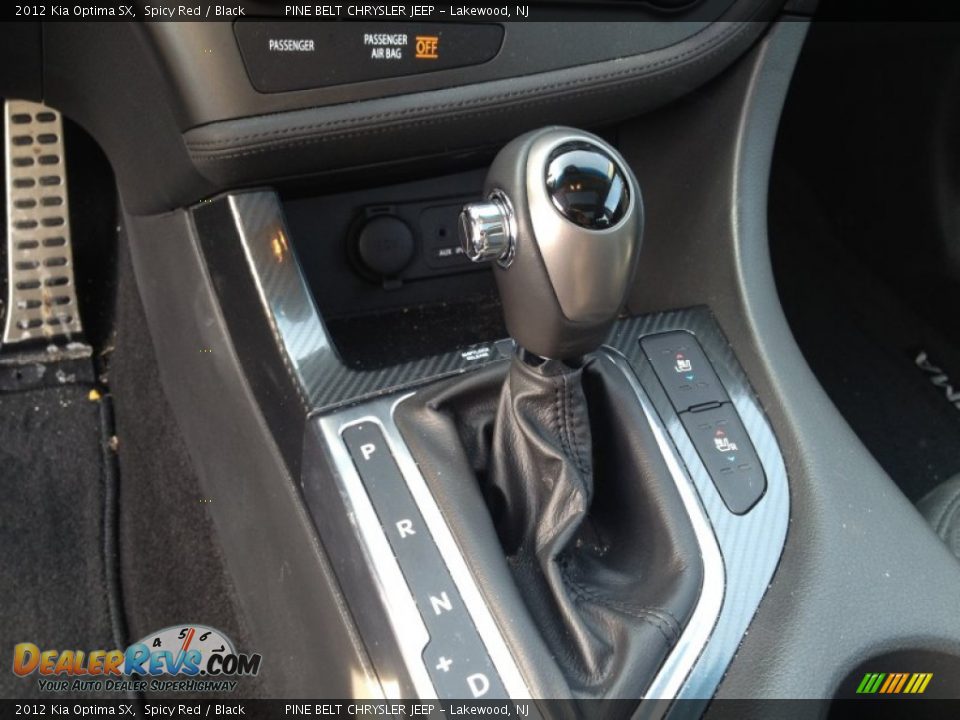 2012 Kia Optima SX Spicy Red / Black Photo #27
