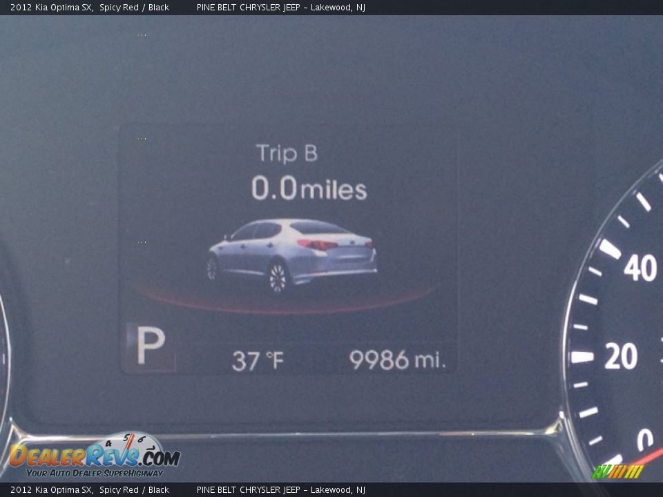 2012 Kia Optima SX Spicy Red / Black Photo #30