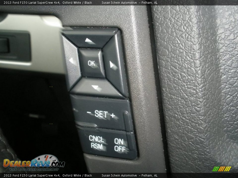 2013 Ford F150 Lariat SuperCrew 4x4 Oxford White / Black Photo #32