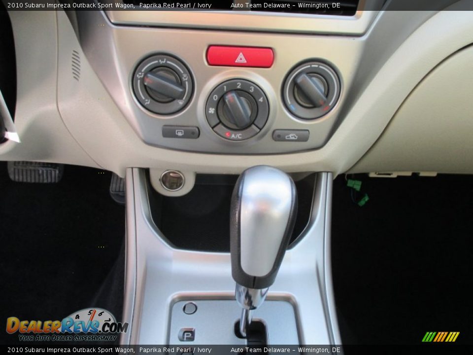 2010 Subaru Impreza Outback Sport Wagon Paprika Red Pearl / Ivory Photo #34