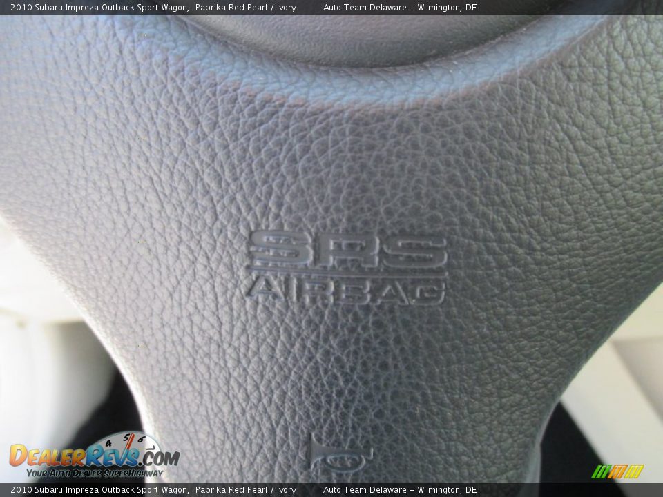 2010 Subaru Impreza Outback Sport Wagon Paprika Red Pearl / Ivory Photo #35