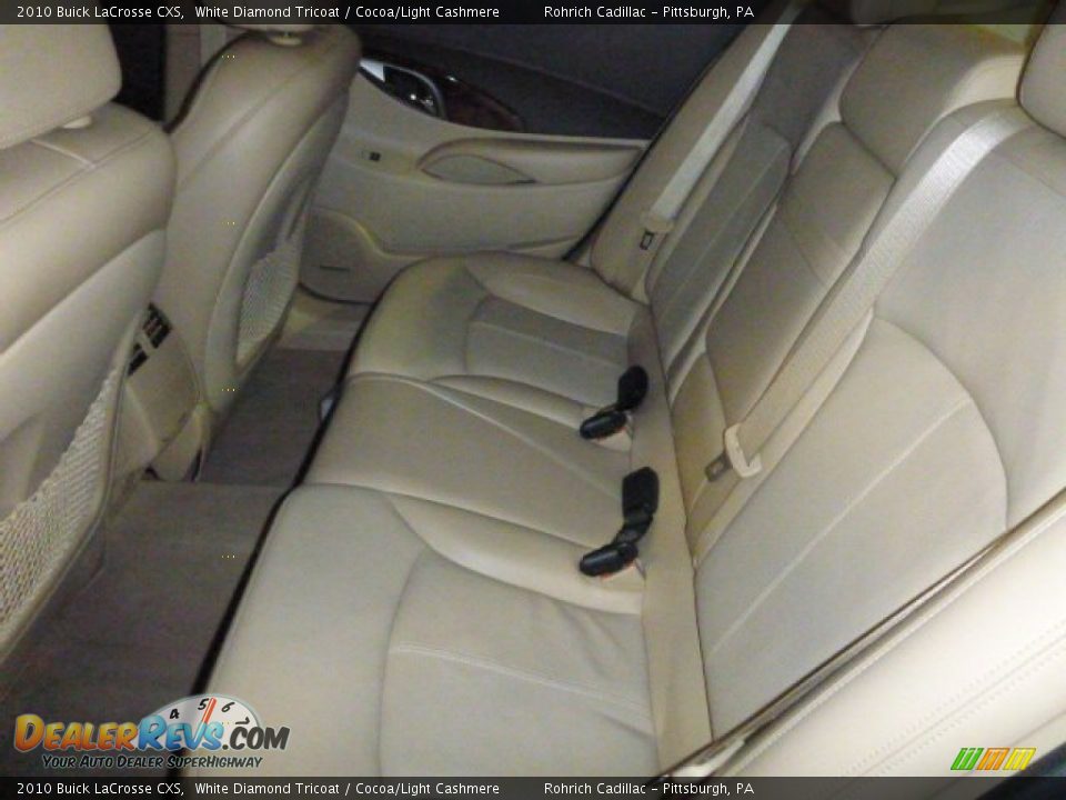 2010 Buick LaCrosse CXS White Diamond Tricoat / Cocoa/Light Cashmere Photo #5