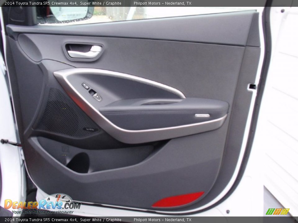 2014 Toyota Tundra SR5 Crewmax 4x4 Super White / Graphite Photo #16