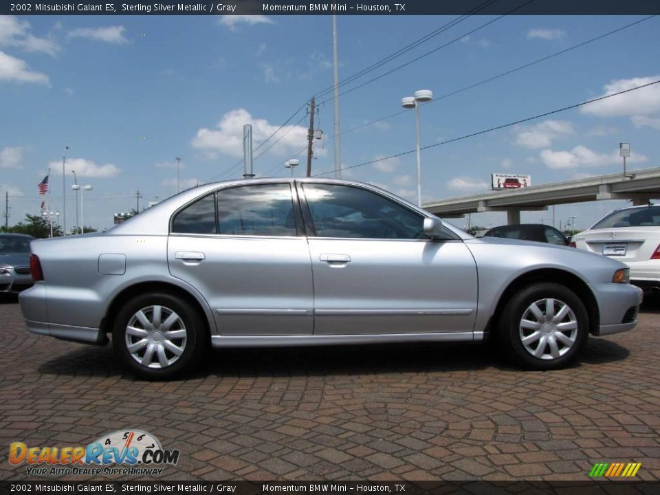 2002 Mitsubishi Galant ES Sterling Silver Metallic / Gray Photo #6