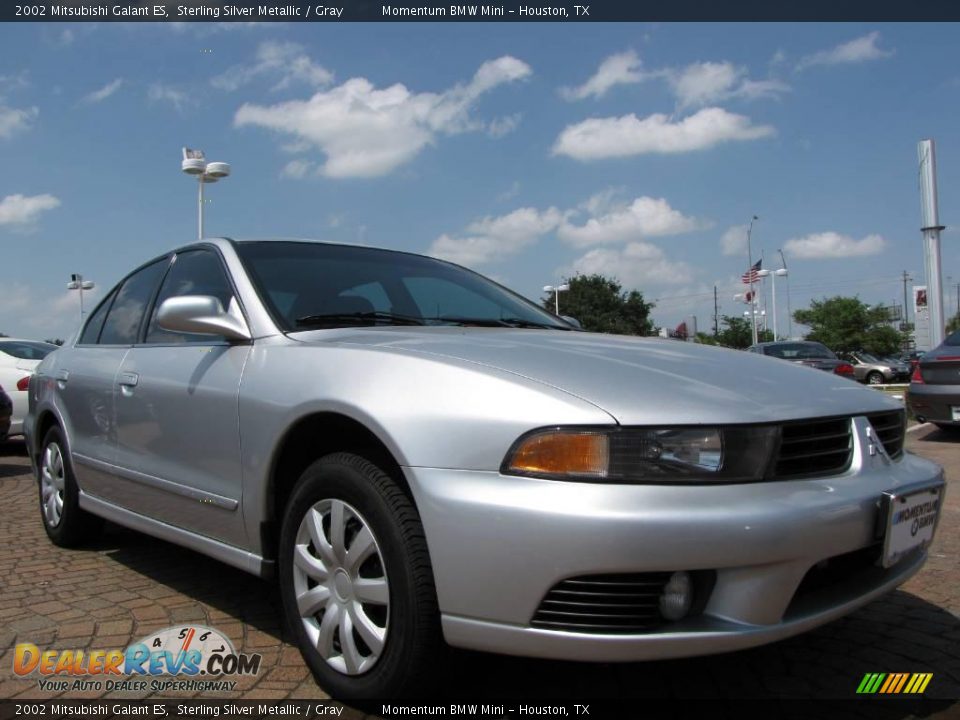 2002 Mitsubishi Galant ES Sterling Silver Metallic / Gray Photo #7