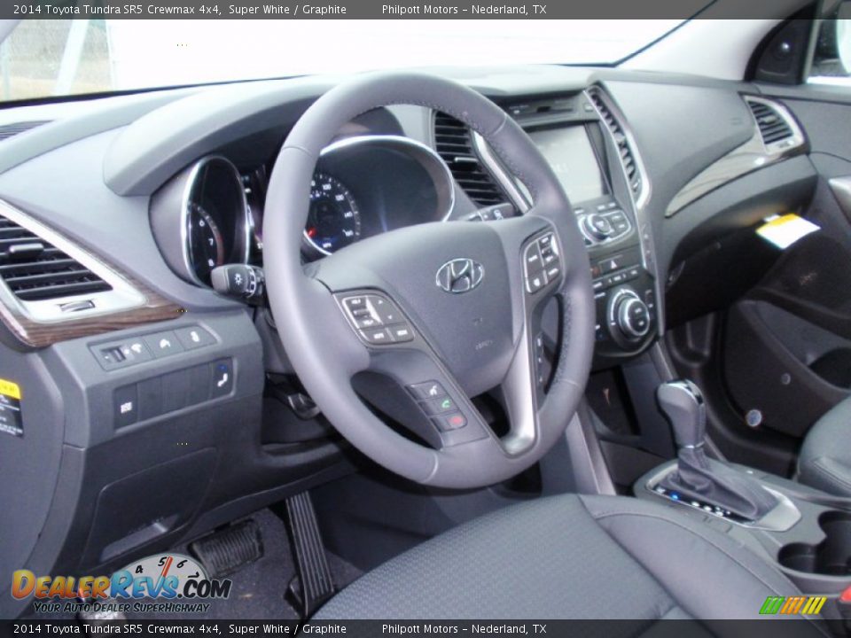 2014 Toyota Tundra SR5 Crewmax 4x4 Super White / Graphite Photo #25