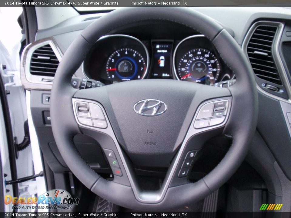 2014 Toyota Tundra SR5 Crewmax 4x4 Super White / Graphite Photo #31