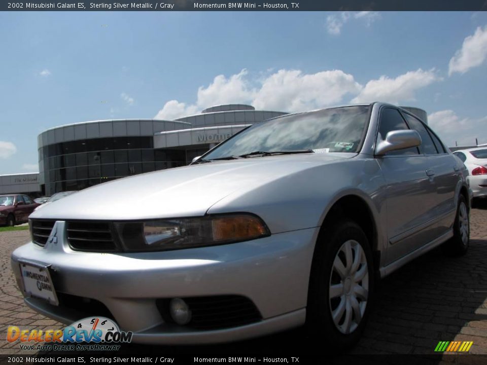 2002 Mitsubishi Galant ES Sterling Silver Metallic / Gray Photo #9