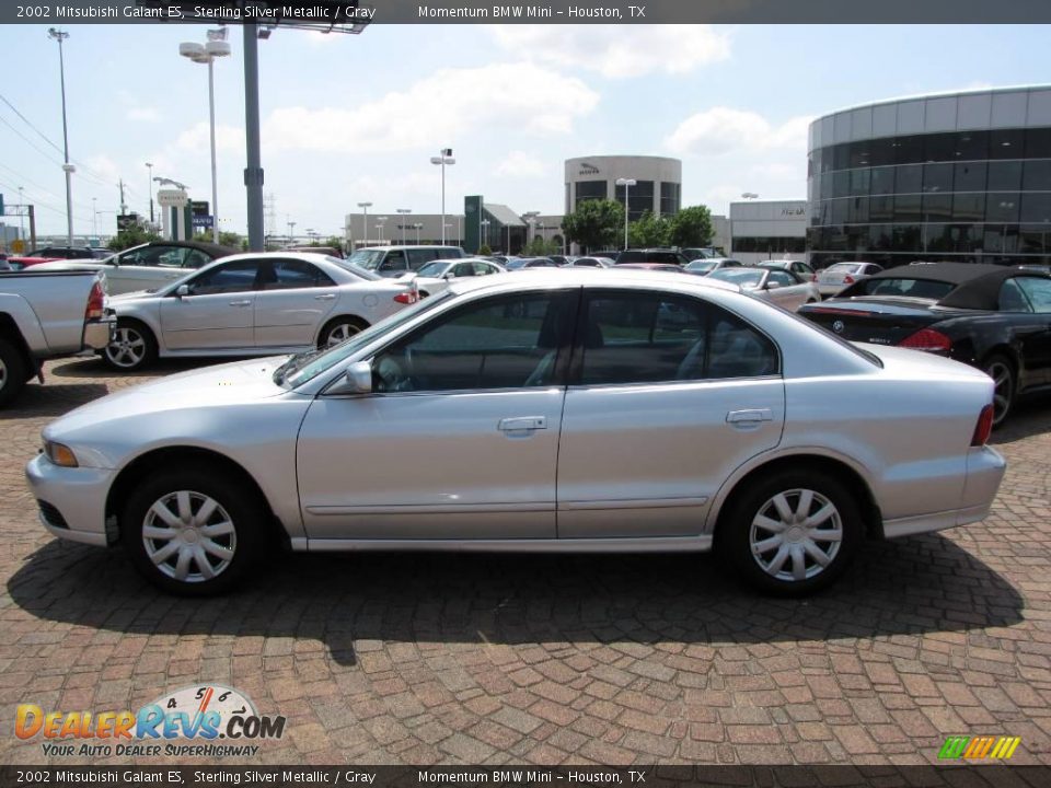 2002 Mitsubishi Galant ES Sterling Silver Metallic / Gray Photo #10