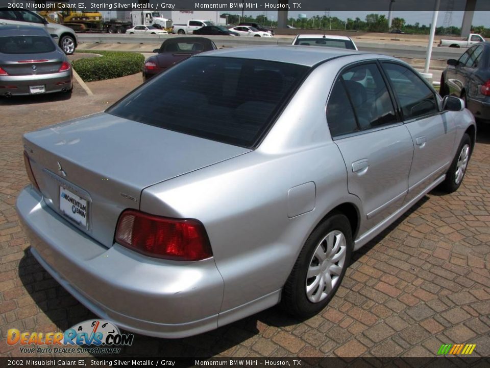2002 Mitsubishi Galant ES Sterling Silver Metallic / Gray Photo #13