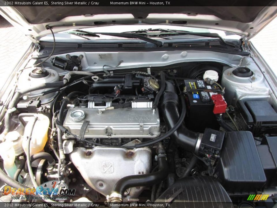 2002 Mitsubishi Galant ES Sterling Silver Metallic / Gray Photo #23