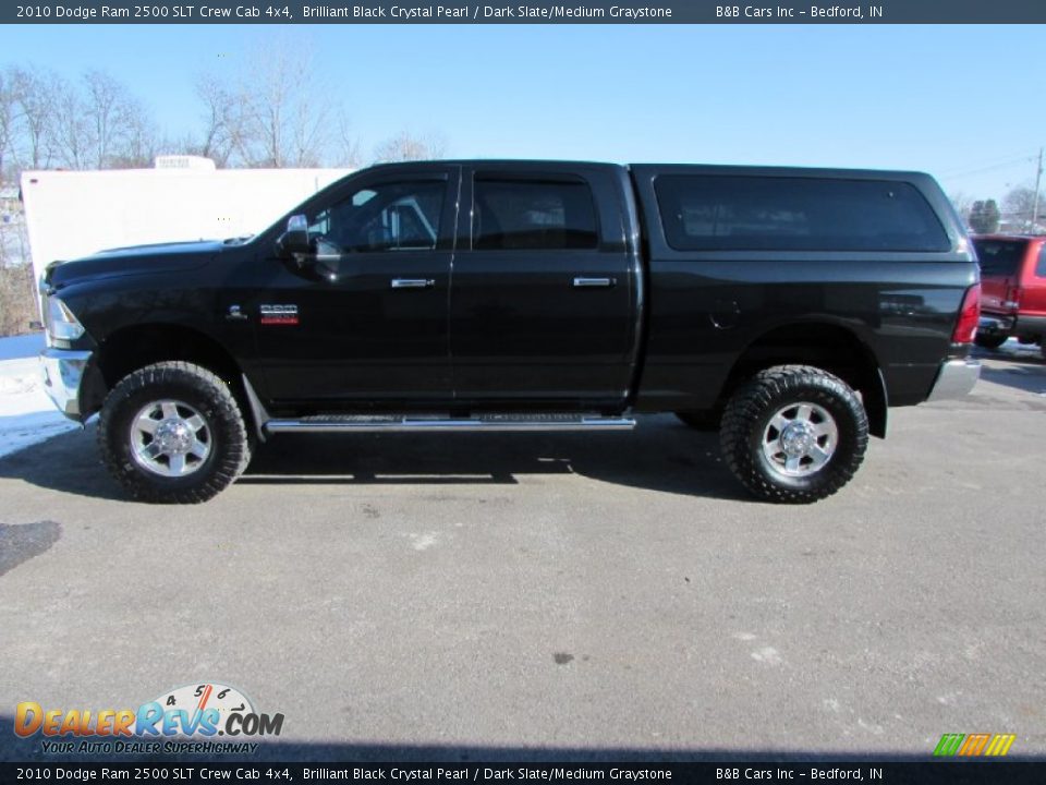 2010 Dodge Ram 2500 SLT Crew Cab 4x4 Brilliant Black Crystal Pearl / Dark Slate/Medium Graystone Photo #1