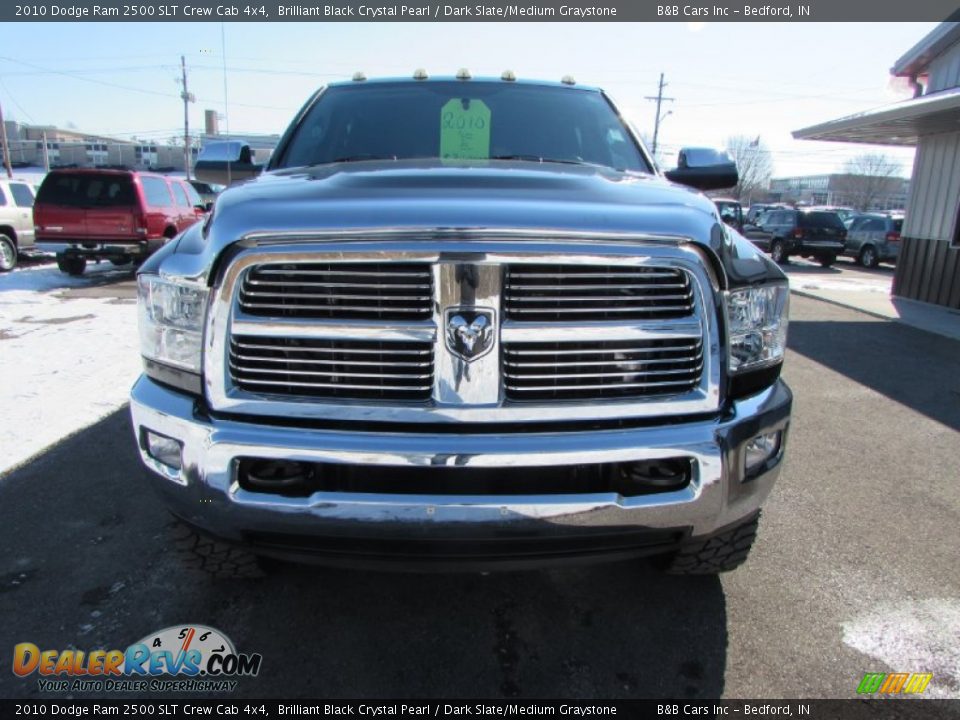 2010 Dodge Ram 2500 SLT Crew Cab 4x4 Brilliant Black Crystal Pearl / Dark Slate/Medium Graystone Photo #3